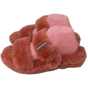 UGG Fuzz Yeah Women’s Size 10 Slippers Slides Coral 41 EU